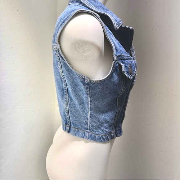 Vintage Bongo Cropped Sexy Jean Jacket size xs - Picture 10 of 12
